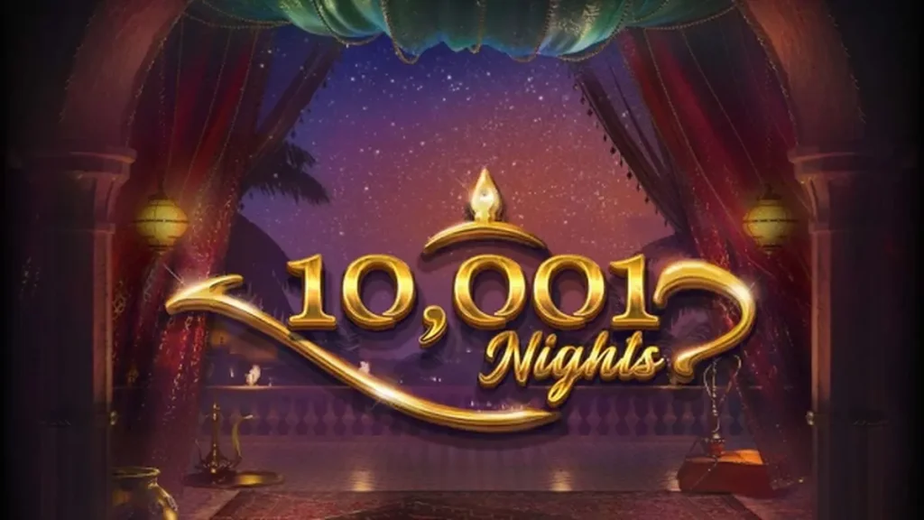 10,001 Nights سلاٹ گیم کا لوگو اور تھیم